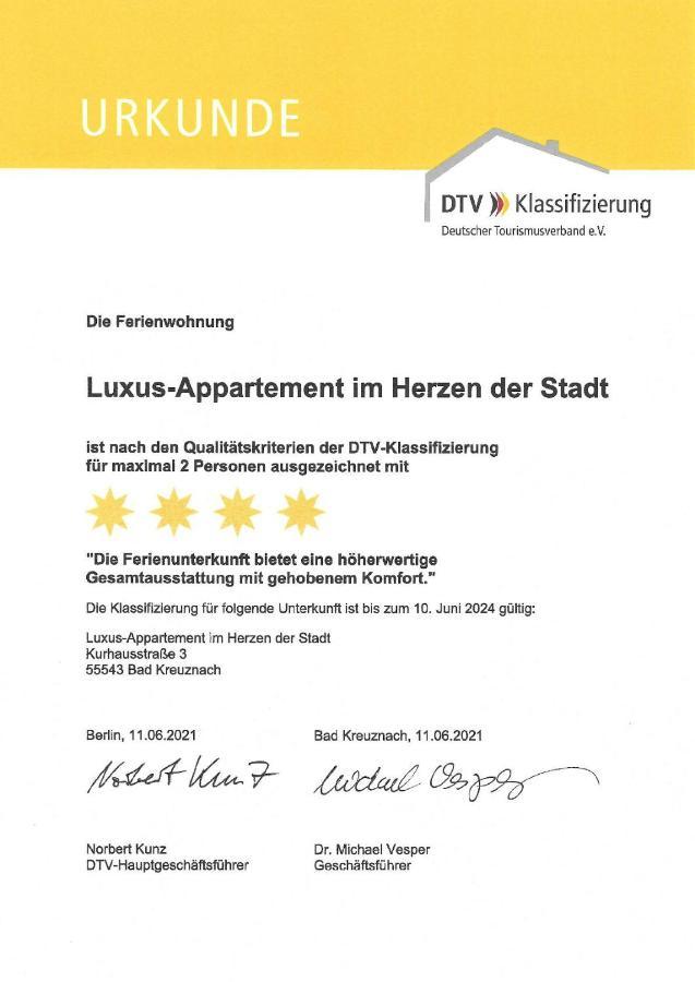 Luxus-Appartement Im Herzen Der Stadt Bad Kreuznach Εξωτερικό φωτογραφία
